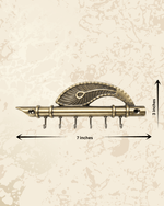 Artistic Metal Wall Key Hanger for Home Entrance