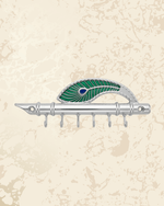 Decorative Flute Style Metal Key Hanger for Living Room