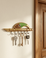 Flute Design Metal Wall Decor Key Holder by Aashiyana Craft